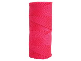 Kraft Tool BC333T 250' Flourescent Pink Braided Nylon Mason's Line - Tube