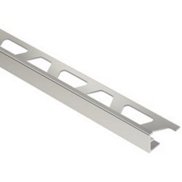 Schluter Schiene A60-ATB 1/4" Bright Nickel Anodized Aluminum Edge Trim