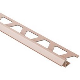 Schluter Reno-TK ATK60-AK 1/4" Satin Copper/Bronze Anodized Aluminum Reducer Edge Trim