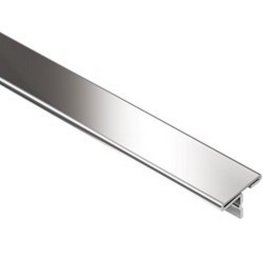 Schluter Reno-T T9/14E 17/32" Stainless Steel Edge Trim