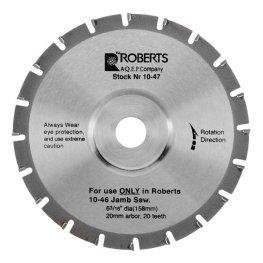 Robets 10-47-6 6-3/16" 20-Tooth Carbide Tip Saw Blade