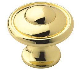 Allison Value 1-3/16" Knob - Polished Brass