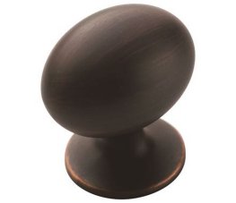 Allison Value 1-3/8" Oval Knob - Oil-Rubbed Bronze