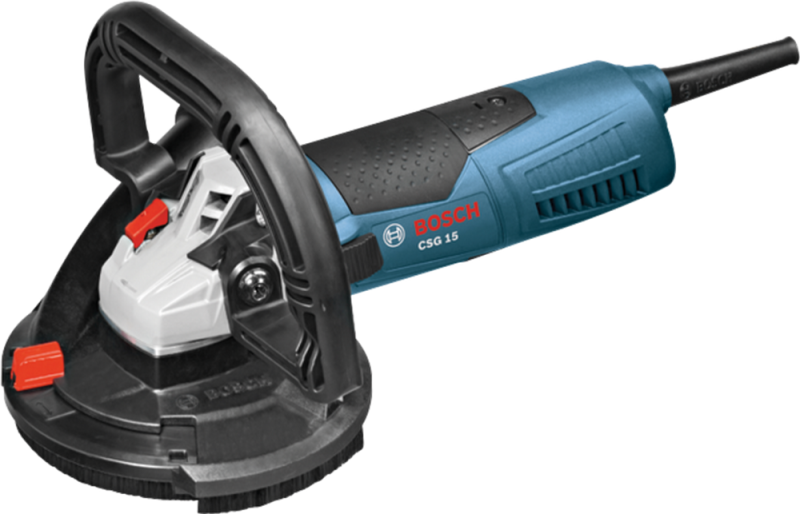 Bosch CSG15 5\" Concrete Surfacing Grinder w/Dedicated Dust-Collection Shroud and Carrying Case