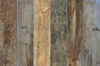 Eko Wood 6" x 36" Glazed Porcelain Wood Tile-Multicolor