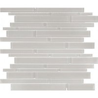 Essentials Glass Random Strip Mosaic-Mist