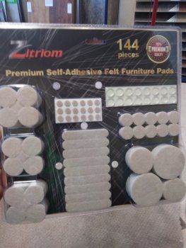 Zitriom 144 assorted pieces Felt furniture Pads