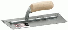 Gundlach No. IJ-F-LH 11" Left Hand Injecta Wood Handle Trowel Without Blade