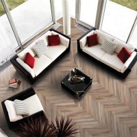 Langley Glazed Porcelain Wood Look Floor Tile