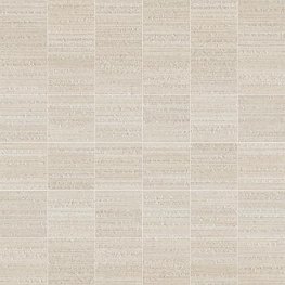 Marazzi Lounge14 2" x 2" Square on a 12" x 12" Mesh Sheet Color Body Porcelain Stoneware Decorative Accent Tile - Cosmopolitan ULJE (Beige)