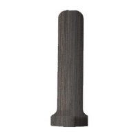 Marazzi Lounge14 1" x 6" Color Body Porcelain Stoneware Coordinating Trim Cove Base Out-Angle - Martini ULHF (Black)