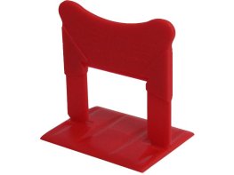 RUSSO LTCLIP132 LEVTEC 1/32” (1mm) Red Leveling Clips - 250 Per Bag