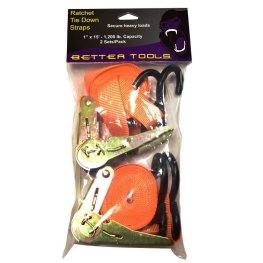 Better Tools BT325 Ratchet Tie Down Straps