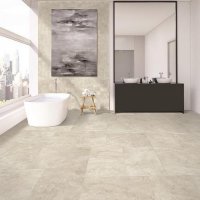 SAN PAULO 13" x 13" Glazed Porcelain Wood Look Floor Tile - Summit Gray