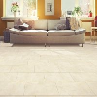 SAN PAULO 13" x 13" Glazed Porcelain Wood Look Floor Tile - Natural Linen