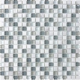 Stone Glass 5/8" x 5/8" Mosaic-Iceland