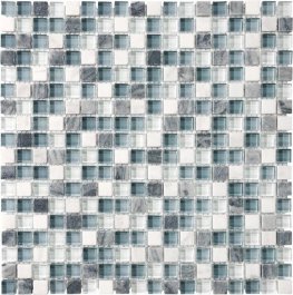 Stone Glass 5/8" x 5/8" Mosaic-Waterfall