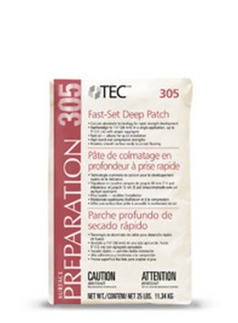 TEC 305 Fast-Set Deep Patch - 25 Lb. Bag