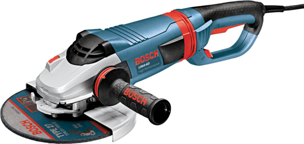 Bosch 1994-6D 9" 15 A High Performance Large Angle Grinder w/No Lock-On Switch
