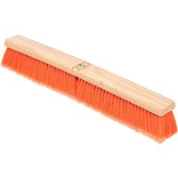 Carlisle 3610222424 24" Juno Style Polypropylene Sweep w/ Heavy Polypropylene Center - Orange