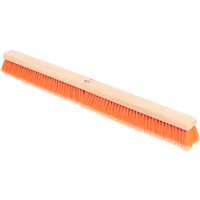 Carlisle 3610223624 36" Juno Style Polypropylene Sweep w/ Heavy Polypropylene Center - Orange