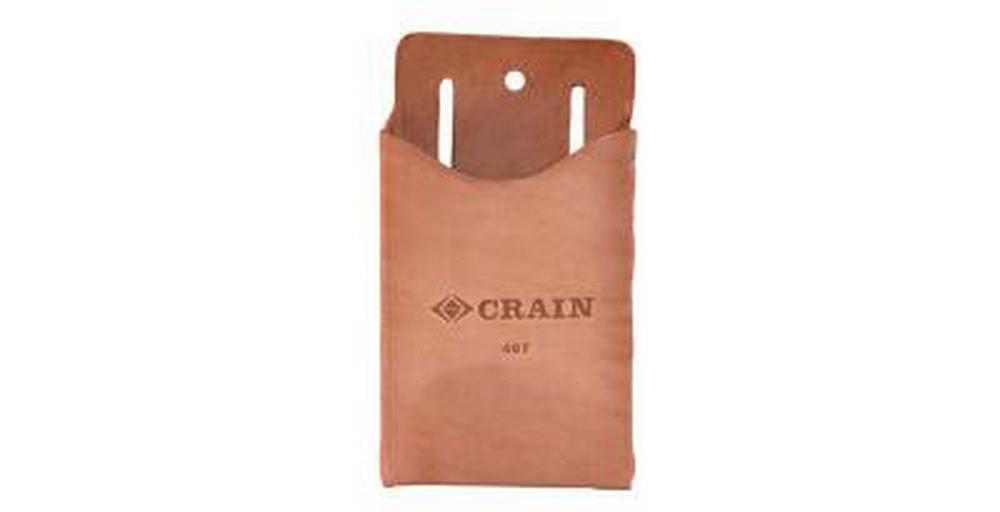 Crain 407 Square Leather Tool Pouch