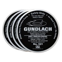 Gundlach 521 Safety Slides - 4 Per Set