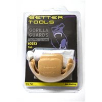 Better Tools 60253 Gorilla Guard Toe Protectors - Dark Tan