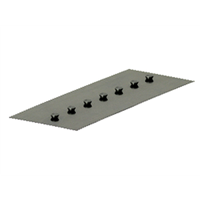 Gundlach 680-BSN 1/2" x 1/2" x 1/2" Versablade Trowel Blade - Square Notch