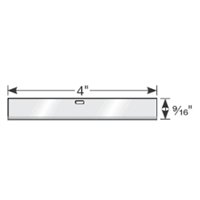 Gundlach 695-10 4" Scraper Blades - 10 Pack Tube