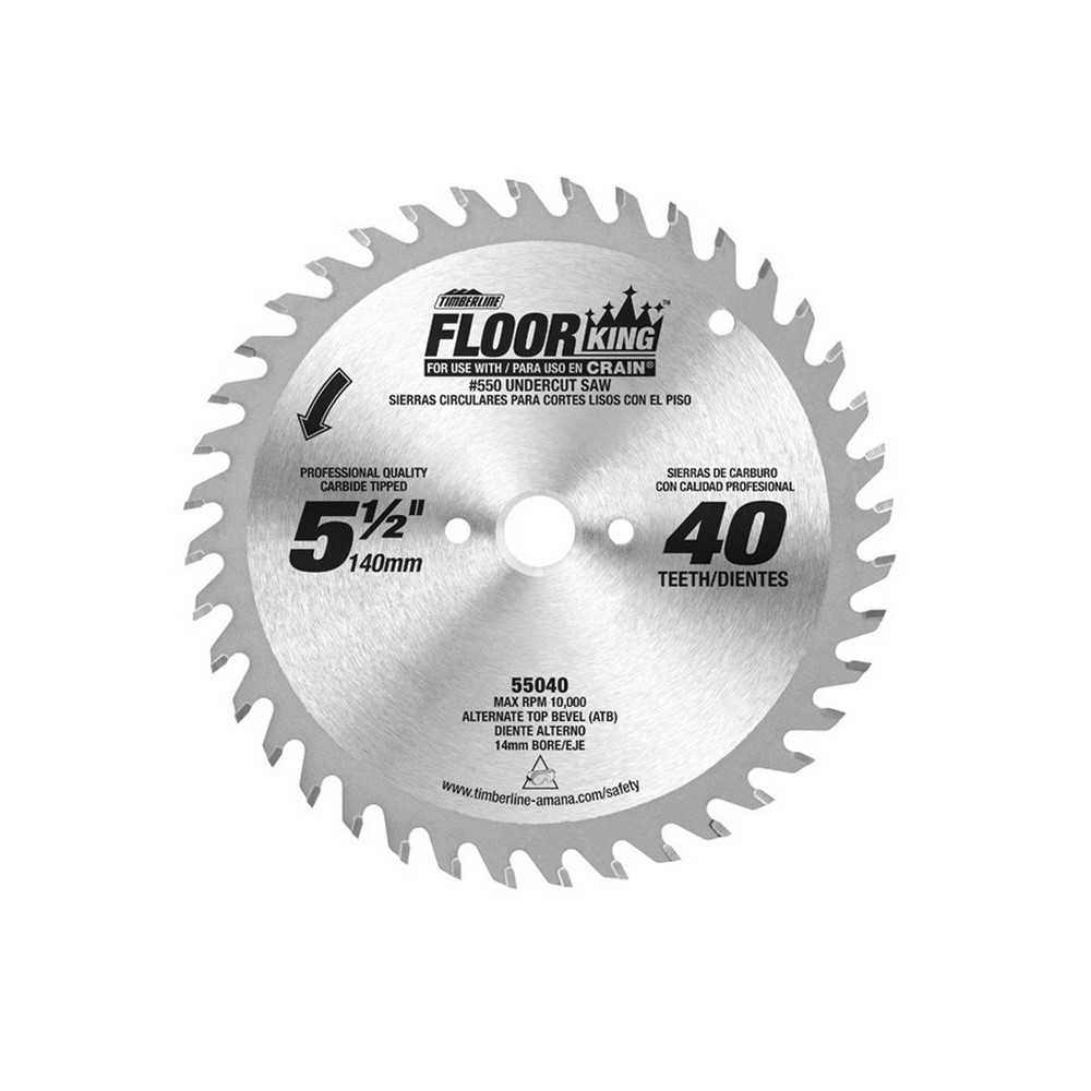 Floor King 55040 40T Carbide-Tipped Blade - Comparable to Crain No. 552