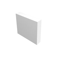 M Trim 1x3 5/8" x 2-1/2" Waterproof Board Deco Square Baseboard