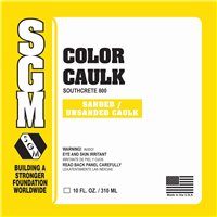 SGM SCC Sanded Color Caulk - 10.5 Oz. Tube