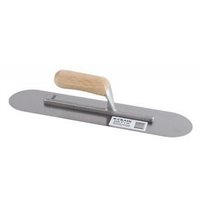 Crain 439 4" x 16" Professional Round No-Notch Finishing Trowel