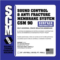 SGM CSM 90 Sound Control and Anti-Fracture Membrane System - 150 Ft. Roll