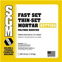 SGM FSTS1 Polymer Modified Fast Set Thin-Set Mortar Gray - 25 Lbs.