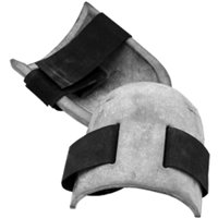 Gundlach 890 Rubber Knee Pads w/ Elastic Velcro Straps