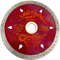 Diamond Professionals LCRD04 Lightning 4" Supreme Dry Saw Blade - Extreme Series