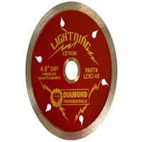 Diamond Professionals LCRD45 Lightning 4.5" Supreme Dry Saw Blade - Extreme Series