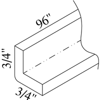 Brae 8' Outside Corner Molding - BRA-OCM