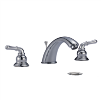 Pelican PL-8303 Three Hole Bathroom Faucet - Chrome