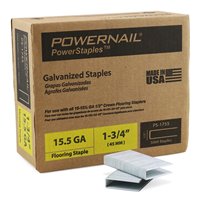 Powernail PS-1755 5.5 Gauge 1-3/4 Inch Length 1/2 Inch Crown Hardwood Flooring Staples - 5000 Per Box