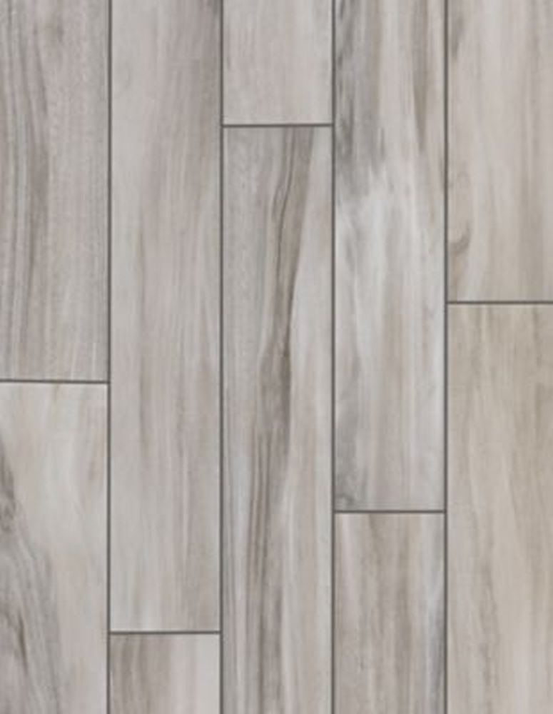 Langley 6" x 36" Glazed Porcelain Wood Look Floor Tile - Coastal Fog LL01