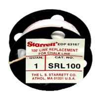Starrett SRL100 100' Replacement Line for SCL100 Chalk Line Reel