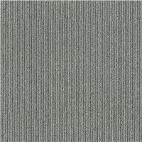 Next Floor Pinstripe 19.7" x 19.7" Solution Dyed Twisted Polypropylene Modular Commercial Carpet Tile - Silver Coin 877 021