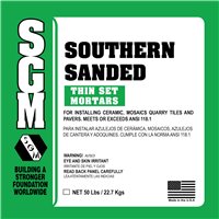 SGM 738 Southern Sanded Dry-Set Mortar White - 50 Lbs.