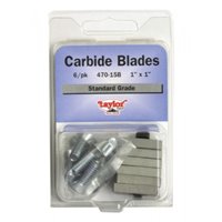 Taylor Tools 470.15B Grade B Economy EZ Scrape Carbide Blades - 6 Pack