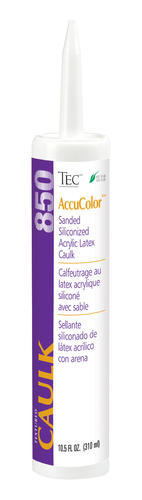 TEC 850 AccuColor Sanded Siliconized Acrylic Caulk - 10.5 Oz. Tube