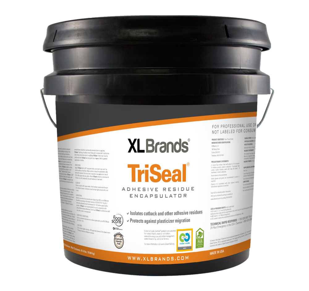 XL Brands TriSeal Adhesive Residue Encapsulator - 4 Gal. Pail