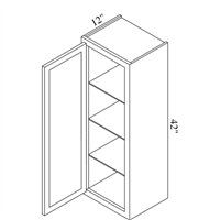 Brae 15" x 42" Single Door Wall Cabinet - BRA-W1542